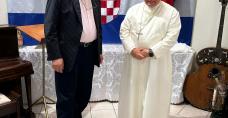 Abp Henryk Jagodziński z JE Ante Cicvaricem - Ambasadorem Chorwacji